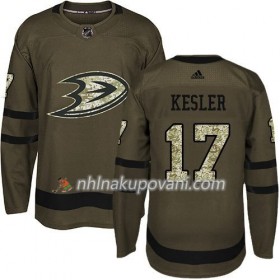 Anaheim Ducks Dresy Ryan Kesler 17 Adidas 2017-2018 Camo Zelená Authentic - Pánské